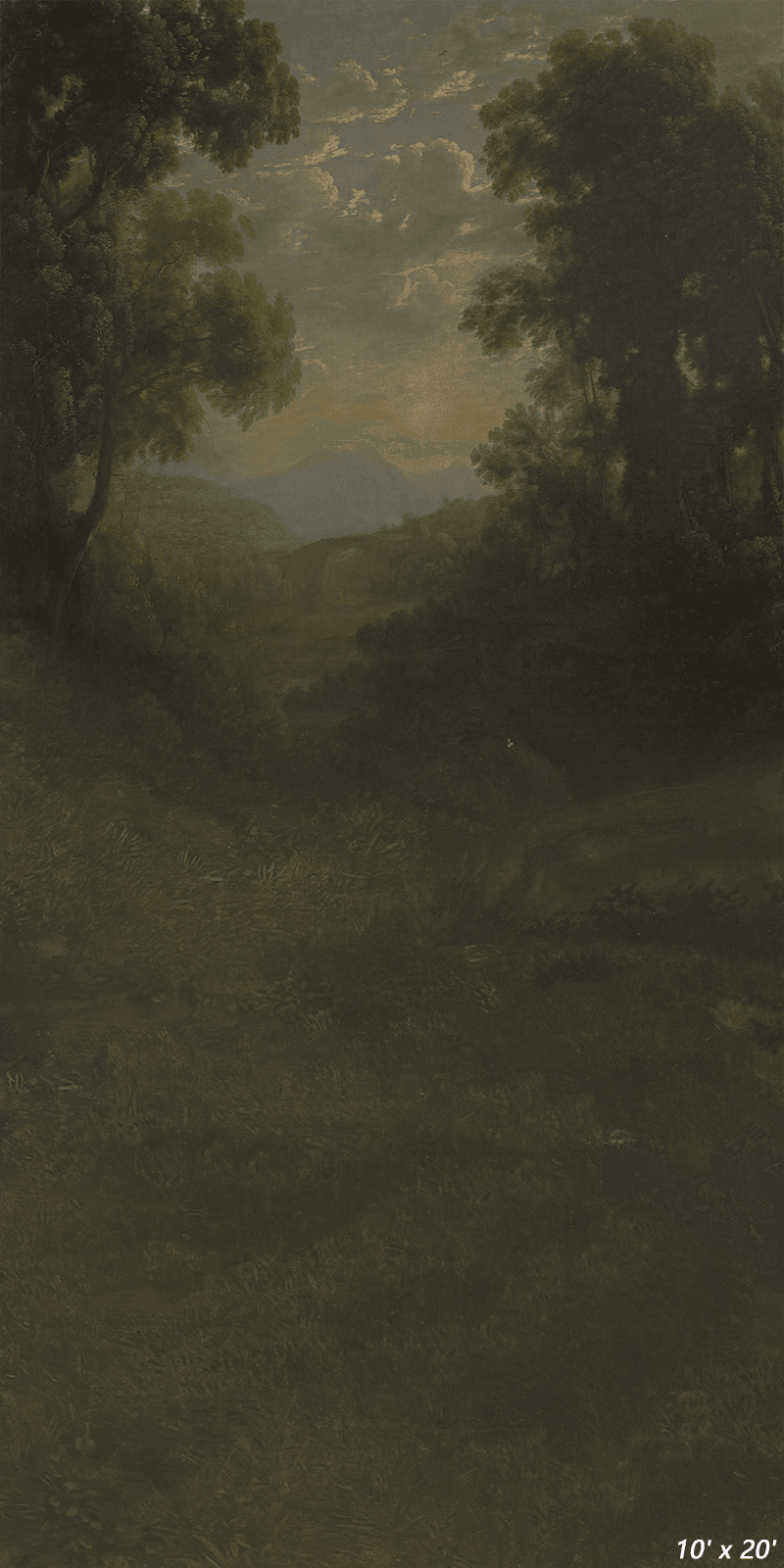 Vintage Scenery Oil Painting Photography Backdrop SBH0330