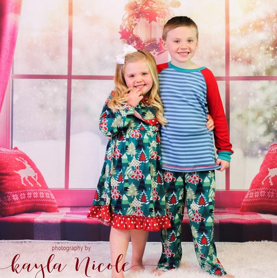 Window Christmas Photography Backdrops for Picture