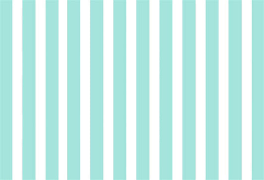 White and Mint Stripe Photo Background Backdrop