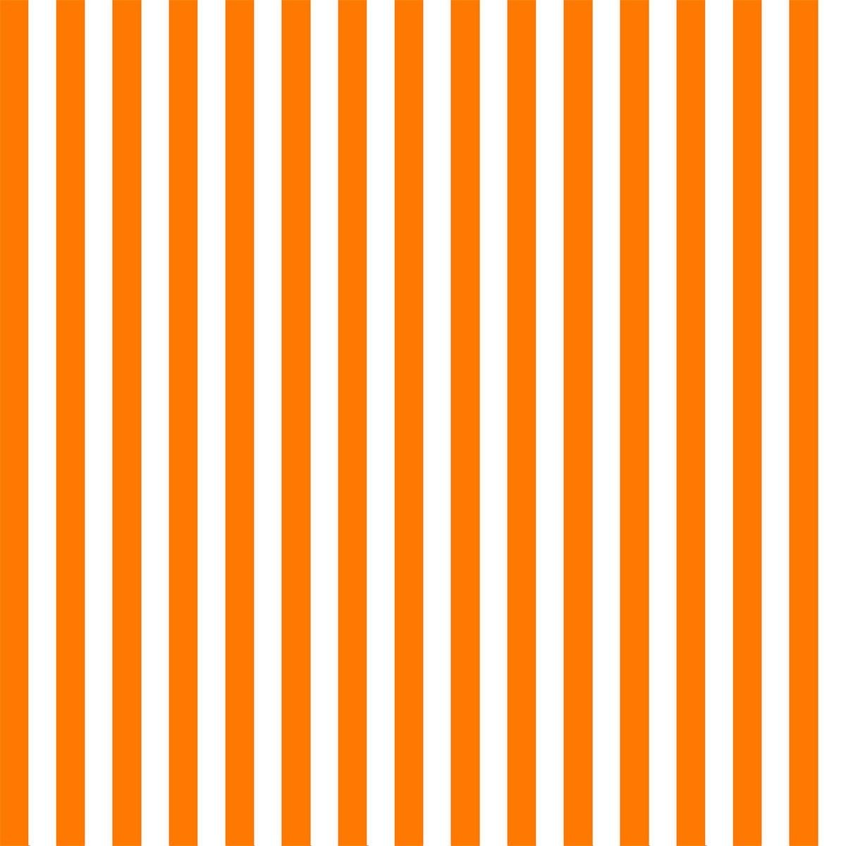 White and Orange Stripes Photo Studio Backdrops